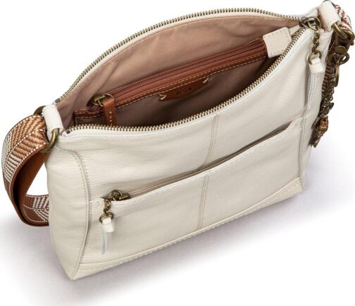The Sak Lucia Leather Crossbody Purse - Premium Leather Women's Handbag for Everyday and Travel - Cross Body Bag With Zipper - Image 2