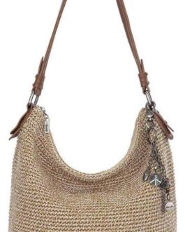 The Sak Sequoia Hobo Bag – Hand Crochet Large Women’s Purse for Everyday and Travel – Durable Handbag and Tote With Zipper Pocket