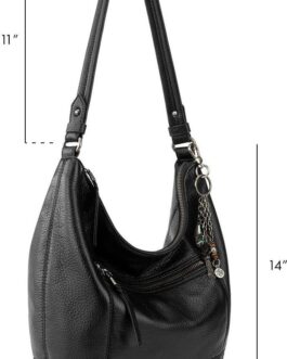 The Sak Sequoia Hobo Bag – Premium Large Leather Women’s Handbag for Everyday and Travel – Durable Purse With Zipper Pocket