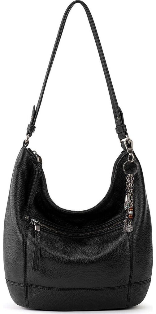 The Sak Sequoia Hobo Bag - Premium Large Leather Women's Handbag for Everyday and Travel - Durable Purse With Zipper Pocket