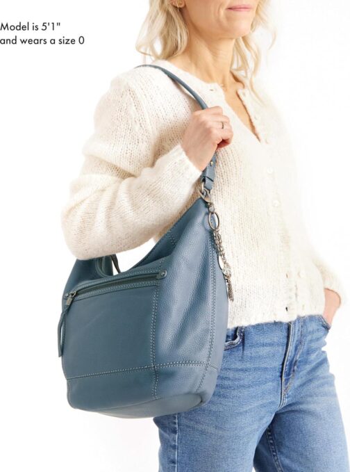 The Sak Sequoia Hobo Bag - Premium Large Leather Women's Handbag for Everyday and Travel - Durable Purse With Zipper Pocket - Image 5