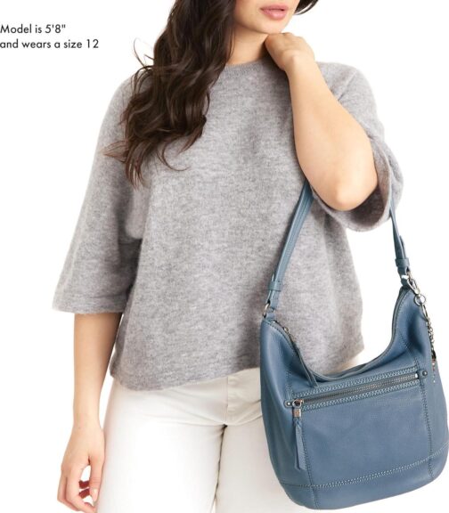 The Sak Sequoia Hobo Bag - Premium Large Leather Women's Handbag for Everyday and Travel - Durable Purse With Zipper Pocket - Image 6