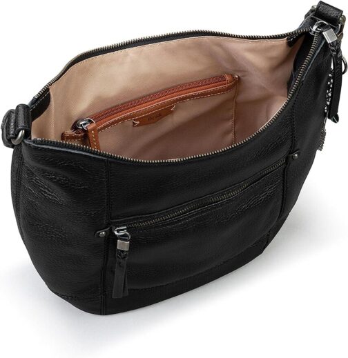 The Sak Sequoia Hobo Bag - Premium Large Leather Women's Handbag for Everyday and Travel - Durable Purse With Zipper Pocket - Image 3