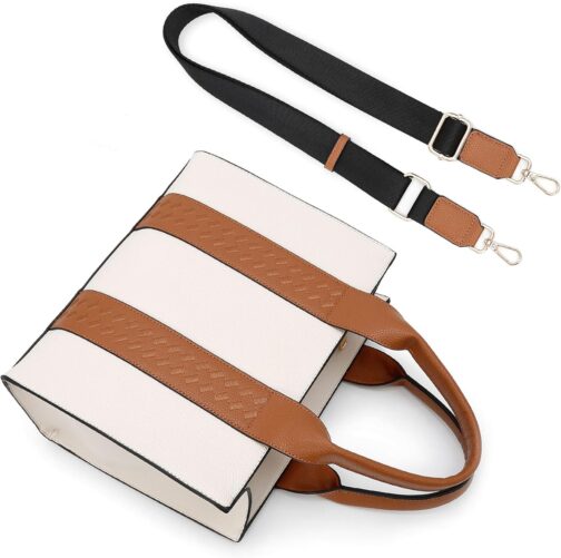 Tote Bags for Women Top Handle Satchel Purses and Handbags PU Leather Shoulder Hobo Bags - Image 4