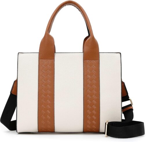 Tote Bags for Women Top Handle Satchel Purses and Handbags PU Leather Shoulder Hobo Bags