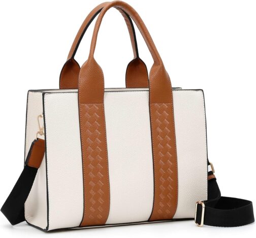 Tote Bags for Women Top Handle Satchel Purses and Handbags PU Leather Shoulder Hobo Bags - Image 3