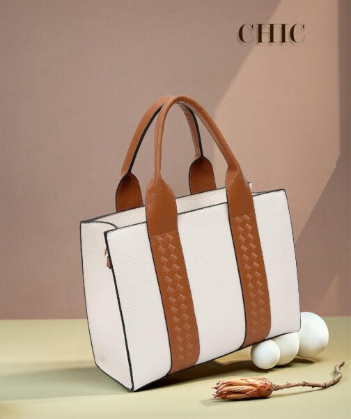 Tote Bags for Women Top Handle Satchel Purses and Handbags PU Leather Shoulder Hobo Bags - Image 7