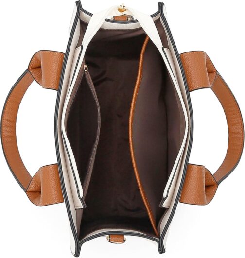 Tote Bags for Women Top Handle Satchel Purses and Handbags PU Leather Shoulder Hobo Bags - Image 5
