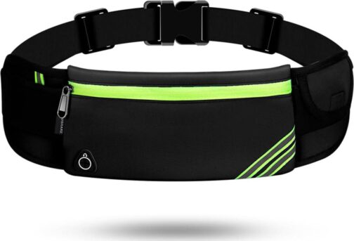 USHAKE Running Belt with Bounce-Free Pouch for iPhone and Samsung Galaxy - Ideal for Running, Walking, Cycling, and Gym Workouts