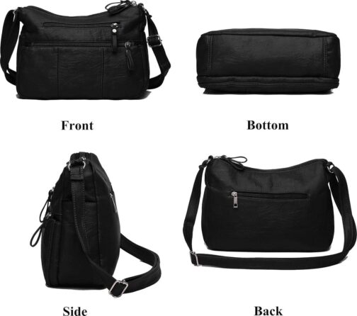 VOLGANIK ROCK Purses for Women Soft PU Leather Shoulder Bag Ladies Crossbody Purse and handbags Lightweight Pocketbook - Image 4