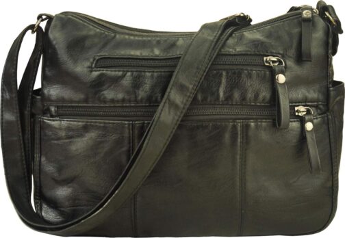 VOLGANIK ROCK Purses for Women Soft PU Leather Shoulder Bag Ladies Crossbody Purse and handbags Lightweight Pocketbook