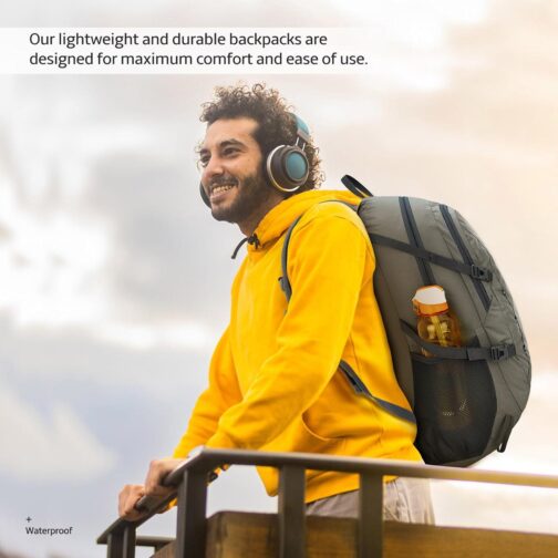 Venture Pal 40L Lightweight Packable Travel Hiking Backpack Daypack - Image 6
