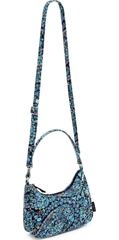 Vera Bradley Cotton Frannie Crescent Crossbody Purse - Image 2