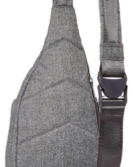 Vera Bradley Women’s Recycled Lighten Up Reactive Mini Sling Backpack, Gray Heather, One Size