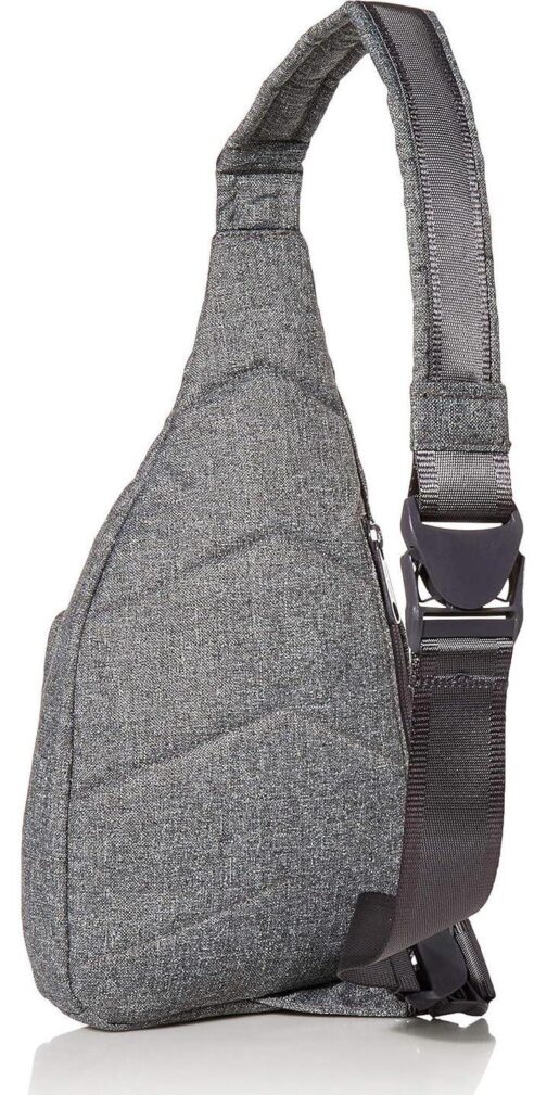 Vera Bradley Women's Recycled Lighten Up Reactive Mini Sling Backpack, Gray Heather, One Size - Image 2