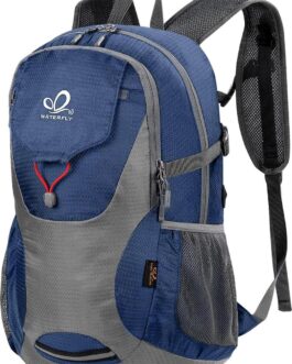 WATERFLY Lightweight Packable Hiking Backpack Foldable Travel Daypack Ultralight Camping Day Pack for Woman Man