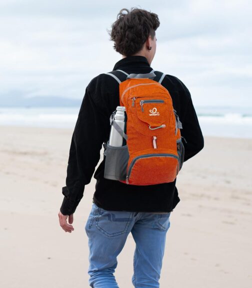 WATERFLY Small Lightweight Packable Backpack: 20l Ultra Light Foldable Travel Hiking Camping Daypack Day Pack for Man Woman - Image 3