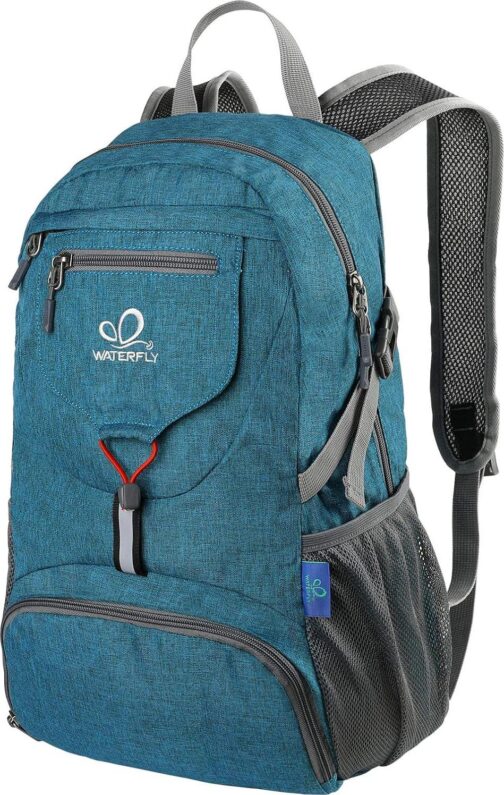 WATERFLY Small Lightweight Packable Backpack: 20l Ultra Light Foldable Travel Hiking Camping Daypack Day Pack for Man Woman