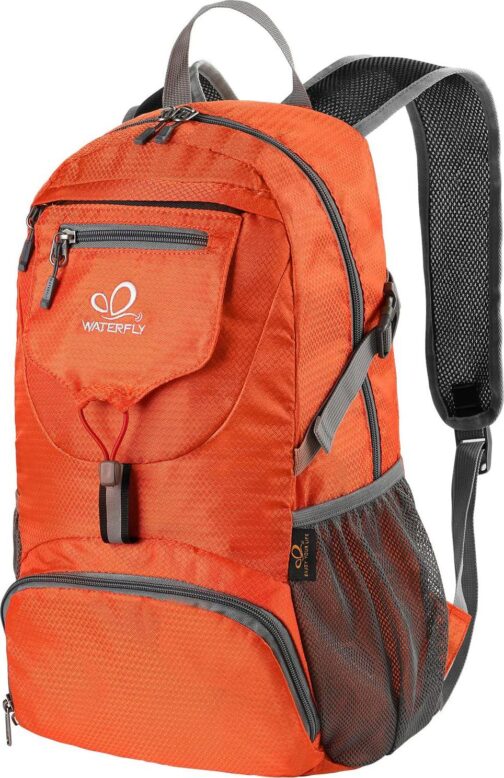 WATERFLY Small Lightweight Packable Backpack: 20l Ultra Light Foldable Travel Hiking Camping Daypack Day Pack for Man Woman