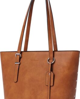 WESTBRONCO Vegan Leather Purses and Handbags For Women,Travel Tote bag Large Shoulder Bag with zipper
