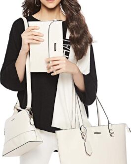 Women Fashion Handbags Wallet Tote Bag Shoulder Bag Top Handle Satchel Purse Set 4pcs