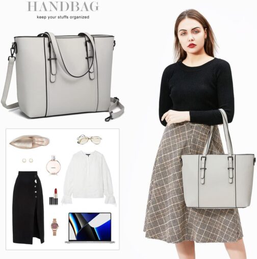 Women Purses and Handbags Tote Shoulder Bag Top Handle Satchel Bags for Ladies - Image 6