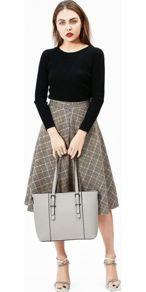 Women Purses and Handbags Tote Shoulder Bag Top Handle Satchel Bags for Ladies - Image 2