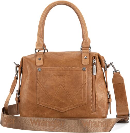 Wrangler Doctor Bag for Women Satchel Handbags with Wide Strap - Image 5