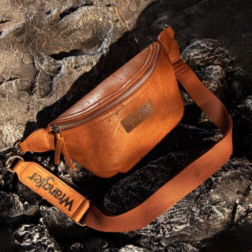 Wrangler Fanny Pack Crossbody Sling Bag for Women Waist Bag Travel Belt Bags Bum Bag Gifts for Women Men - Image 6