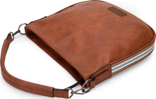 Wrangler Hobo Bags for Women Striped Cotton Ribbon Shoulder Purses and Handbags with Straps - Image 4