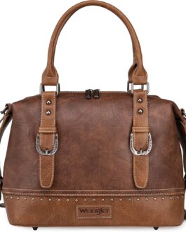 Wrangler Hobo Crossbody Bag Top Handle Small Satchel Purse Shoulder Handbag for Women