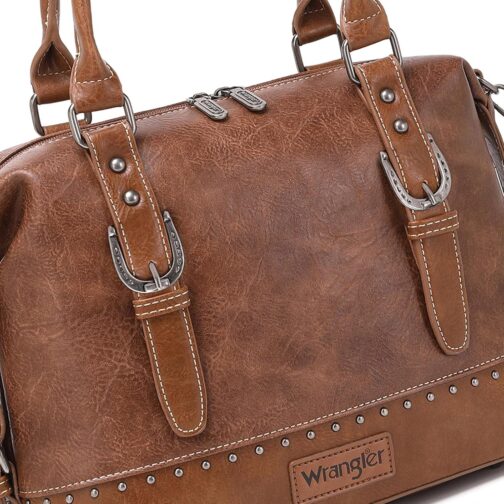 Wrangler Hobo Crossbody Bag Top Handle Small Satchel Purse Shoulder Handbag for Women - Image 3