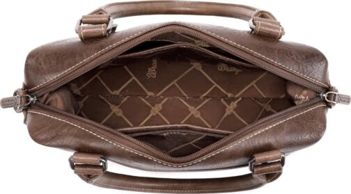 Wrangler Hobo Crossbody Bag Top Handle Small Satchel Purse Shoulder Handbag for Women - Image 6