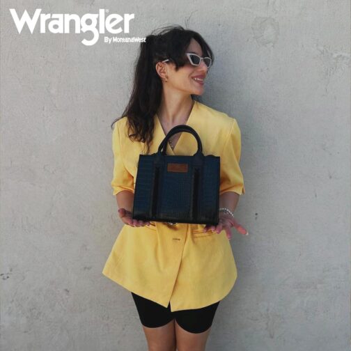 Wrangler Medium Tote Bag for Women Designer Satchel Handbags Top-handle Purses with Strap - Image 2
