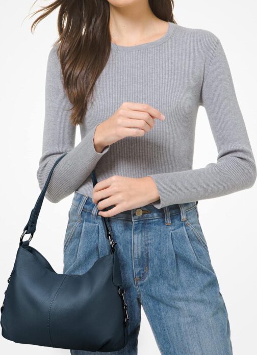 YALUXE Genuine Leather Shoulder Bag Stylish Hobo Purse Womens Crossbody Bag Travel Top-Handle Handbag Christmas Gifts - Image 3