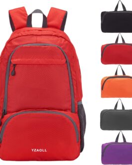 YZAOLL 30L Lightweight Packable Travel Hiking Backpack Daypack Foldable Backpack Water Resistant Daypack for Women Men