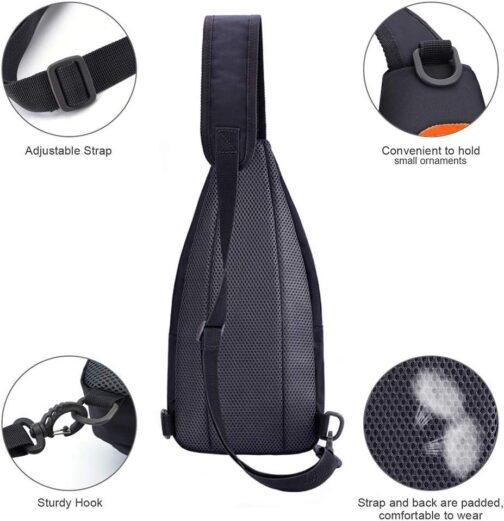 Y&R Direct 14 Colors Lightweight Sling Backpack Sling Bag Travel Hiking Small Backpack for Women Men Gifts - Image 5