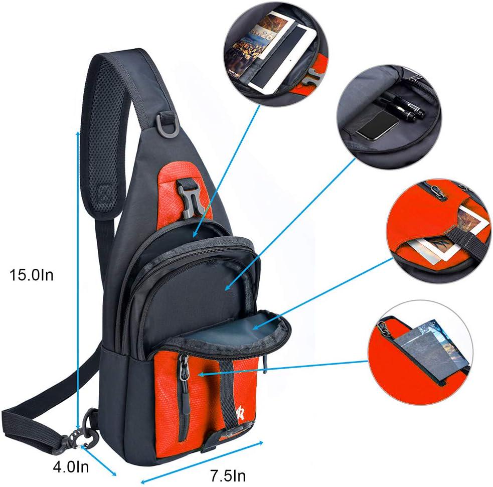 Y&R Direct 14 Colors Lightweight Sling Backpack Sling Bag Travel Hiking Small Backpack for Women Men Gifts - Image 4