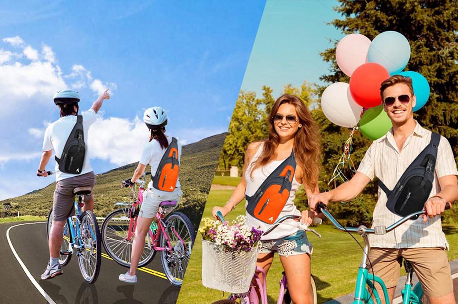 Y&R Direct 14 Colors Lightweight Sling Backpack Sling Bag Travel Hiking Small Backpack for Women Men Gifts - Image 2