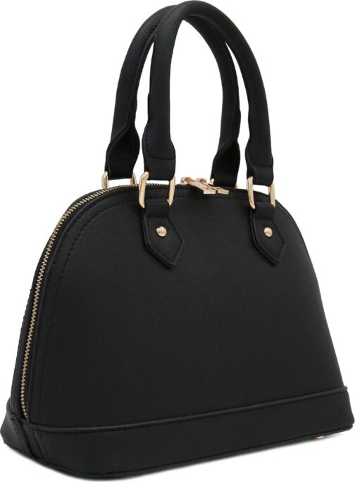 Zip-Around Saffiano Classic Dome Satchel - Image 2