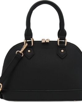 Zip-Around Saffiano Classic Dome Satchel