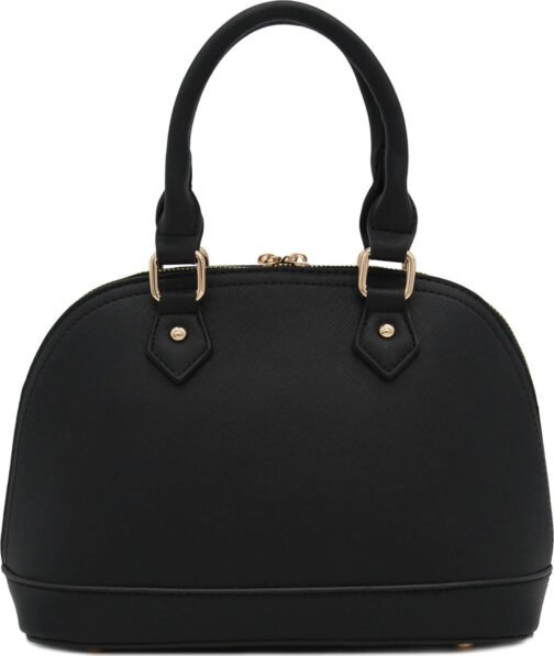 Zip-Around Saffiano Classic Dome Satchel - Image 5