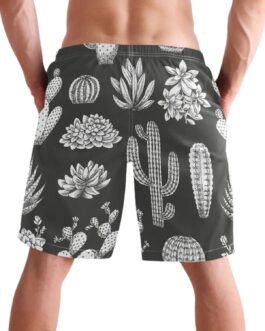 visesunny Fashion Men’s Novelty Swim Trunks Quick Dry Swimwear Summer Beach Sports Board Shorts Floral Bathing Suit