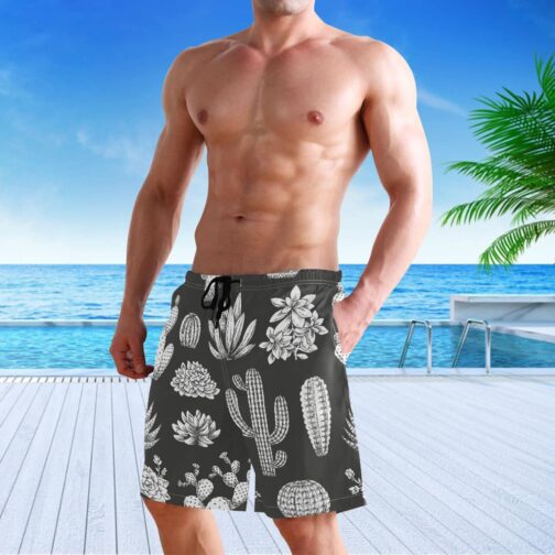 visesunny Fashion Men's Novelty Swim Trunks Quick Dry Swimwear Summer Beach Sports Board Shorts Floral Bathing Suit - Image 5